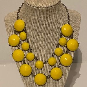 Yellow bubble necklace